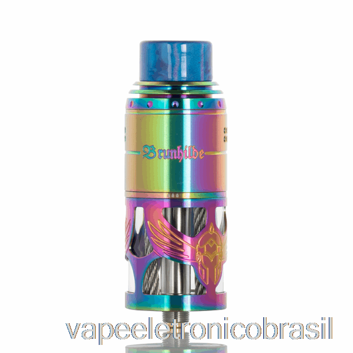 Vape Eletrônico Vapefly X Alemão 103 Brunhilde Top Coiler 25mm Rta Arco-íris